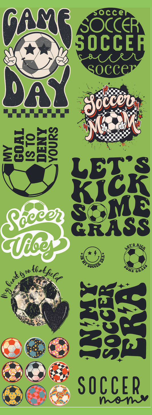 Soccer Pre-made Gangsheet Backroad Graphx Best DTF Transfers Near Me UVDTF Stickers decals embroidery swag heat transfers direct to film