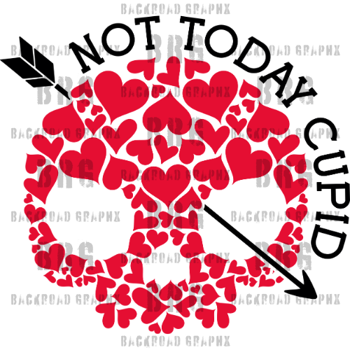 Not Today Cupid Transfer Backroad Graphx Best DTF Transfers Near Me UVDTF Stickers decals embroidery swag heat transfers direct to film