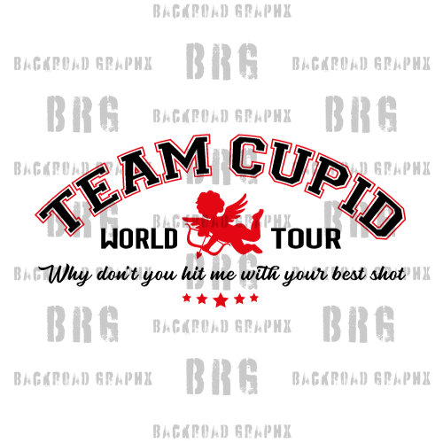Team Cupid Transfer Backroad Graphx Best DTF Transfers Near Me UVDTF Stickers decals embroidery swag heat transfers direct to film