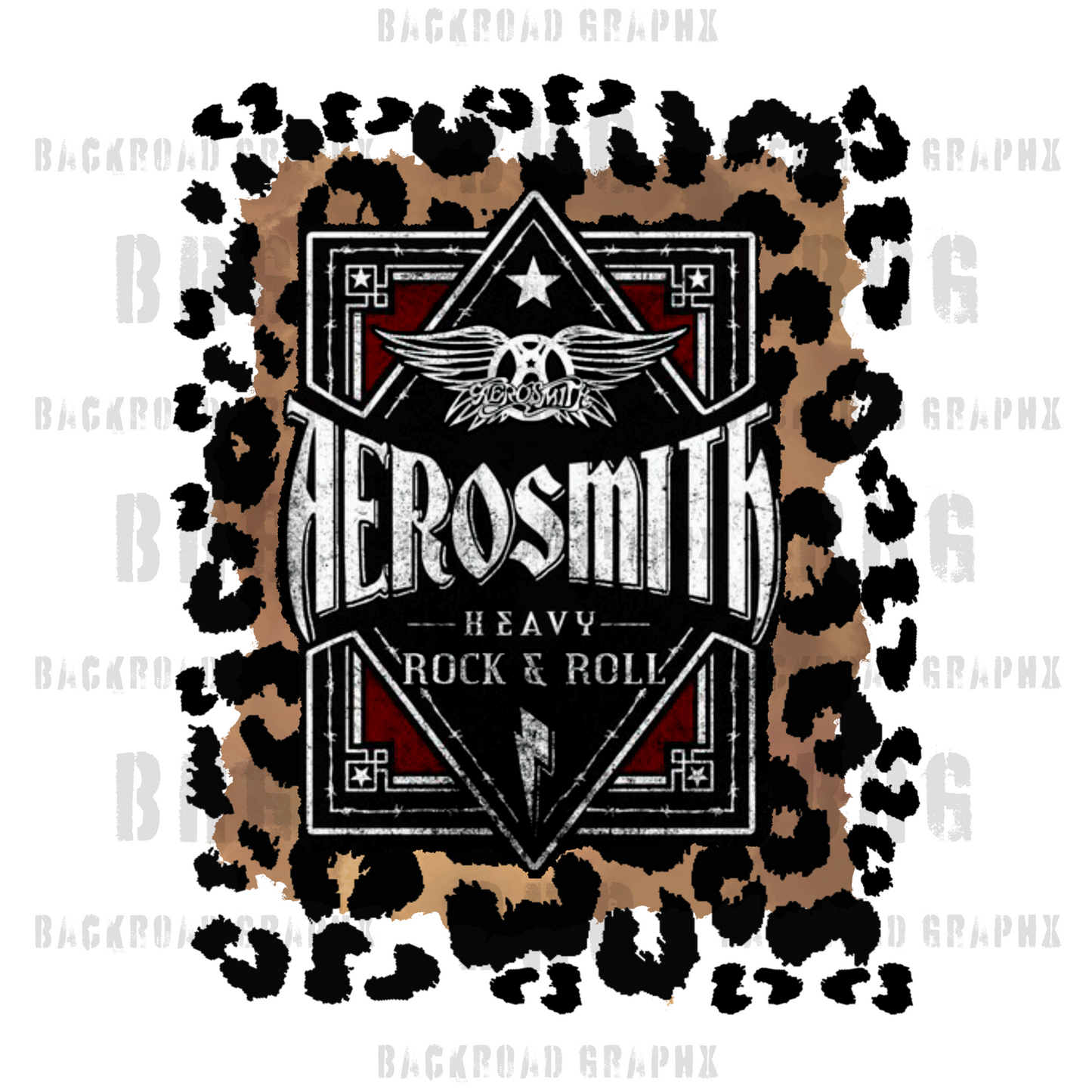 Aerosmith transfer Backroad Graphx Best DTF Transfers Near Me UVDTF Stickers decals embroidery swag heat transfers direct to film