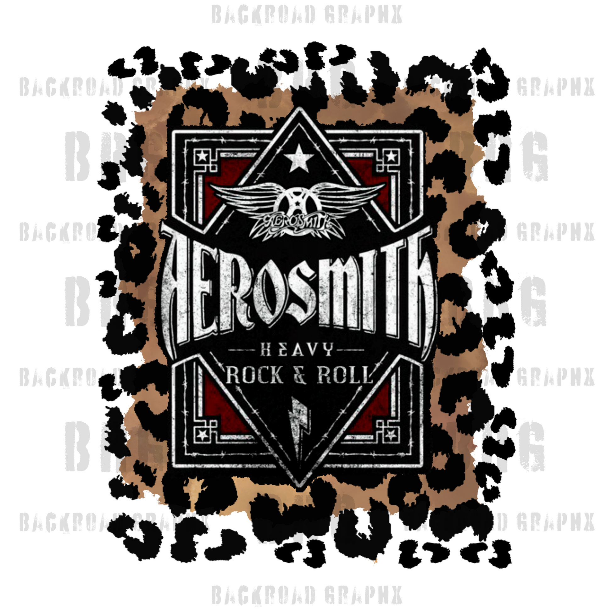 Aerosmith transfer Backroad Graphx Best DTF Transfers Near Me UVDTF Stickers decals embroidery swag heat transfers direct to film