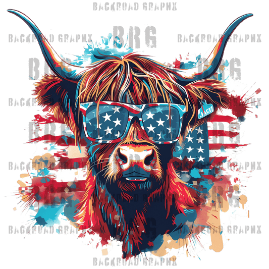 Red, White, and Moo Backroad Graphx Best DTF Transfers Near Me UVDTF Stickers decals embroidery swag heat transfers direct to film