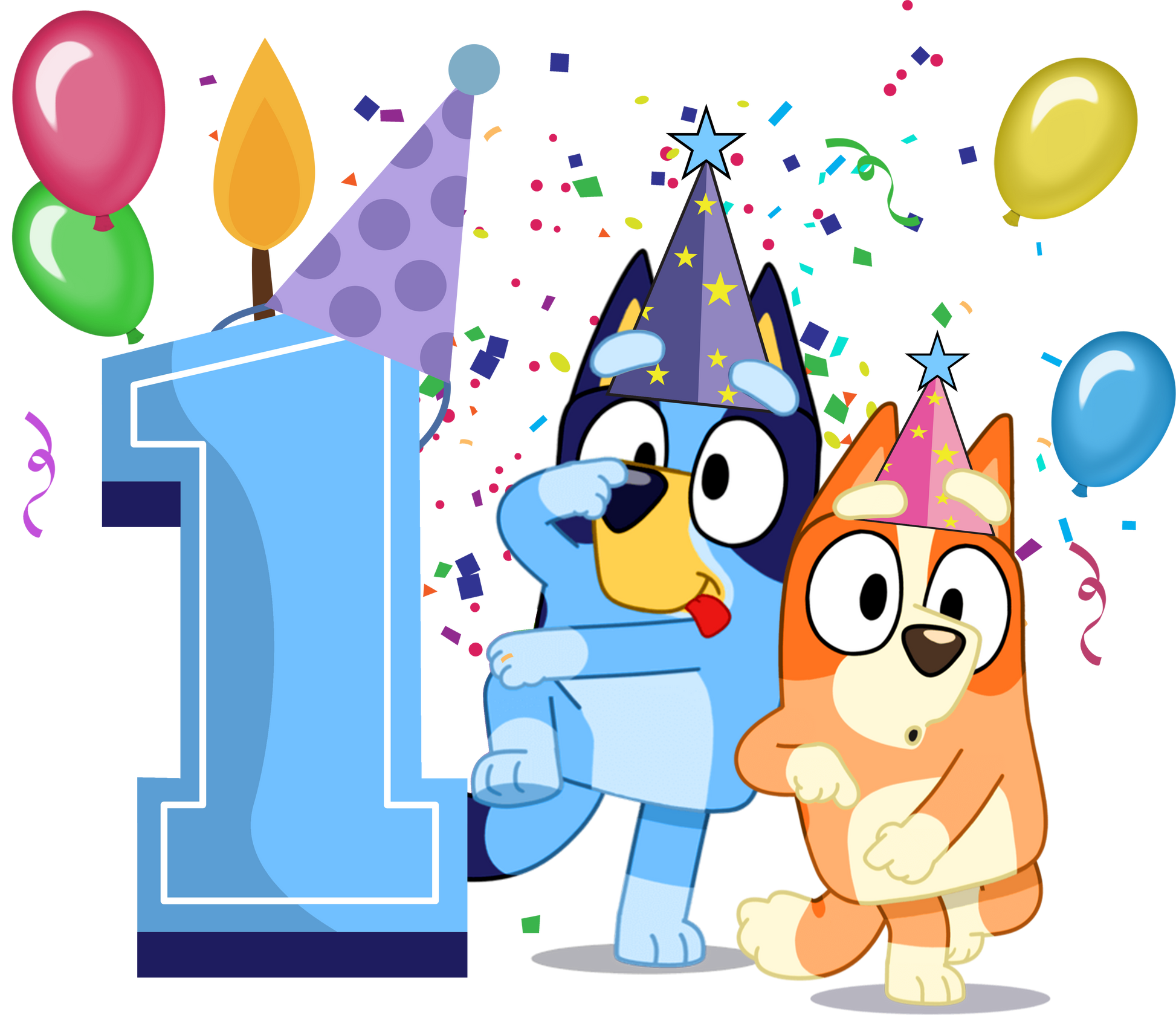 Bluey Birthday Transfer Backroad Graphx Best DTF Transfers Near Me UVDTF Stickers decals embroidery swag heat transfers direct to film