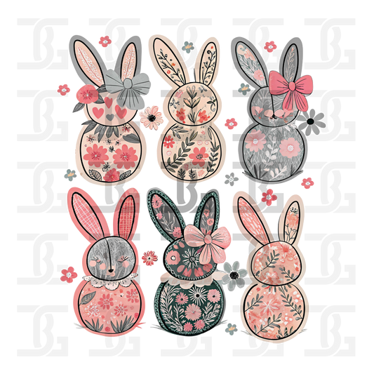 Pretty Bunnies Transfer