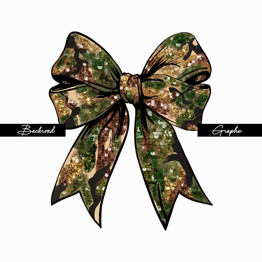 Camo Bow Transfer