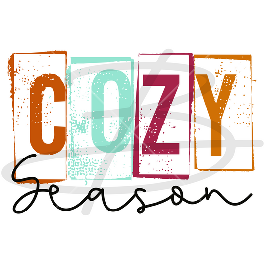 Cozy Season Transfer Backroad Graphx Best DTF Transfers Near Me UVDTF Stickers decals embroidery swag heat transfers direct to film