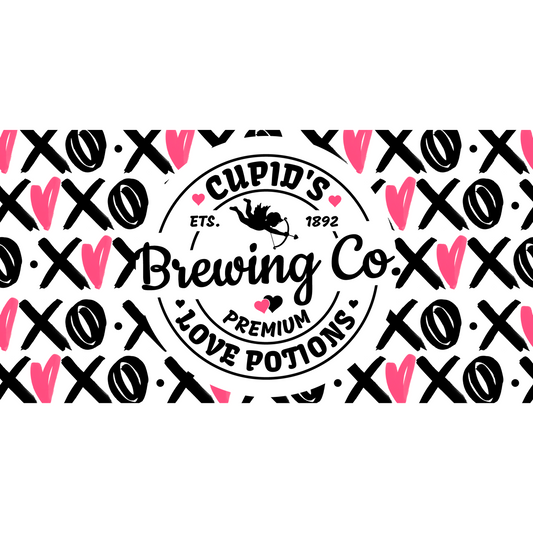 Cupids Brewing Co Cup Wrap Backroad Graphx Best DTF Transfers Near Me UVDTF Stickers decals embroidery swag heat transfers direct to film