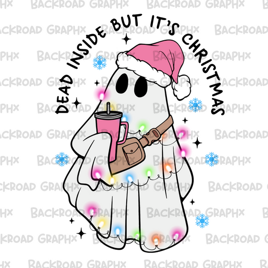 Ghost cup Christmas transfer Backroad Graphx Best DTF Transfers Near Me UVDTF Stickers decals embroidery swag heat transfers direct to film
