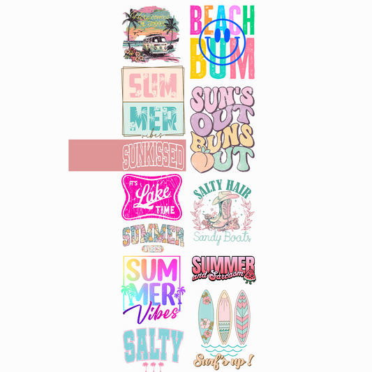 Summer Gang Sheet 22x60