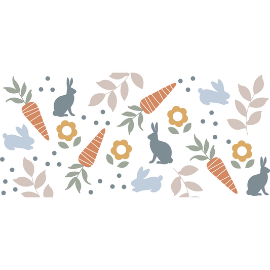 Boho Easter Cup Wrap Backroad Graphx Best DTF Transfers Near Me UVDTF Stickers decals embroidery swag heat transfers direct to film