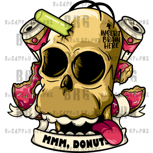 MMM, Donuts Backroad Graphx Best DTF Transfers Near Me UVDTF Stickers decals embroidery swag heat transfers direct to film