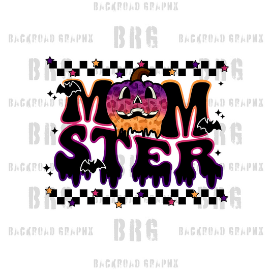 Mom-ster Transfer Backroad Graphx Best DTF Transfers Near Me UVDTF Stickers decals embroidery swag heat transfers direct to film
