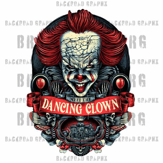Pennywise transfer Backroad Graphx Best DTF Transfers Near Me UVDTF Stickers decals embroidery swag heat transfers direct to film