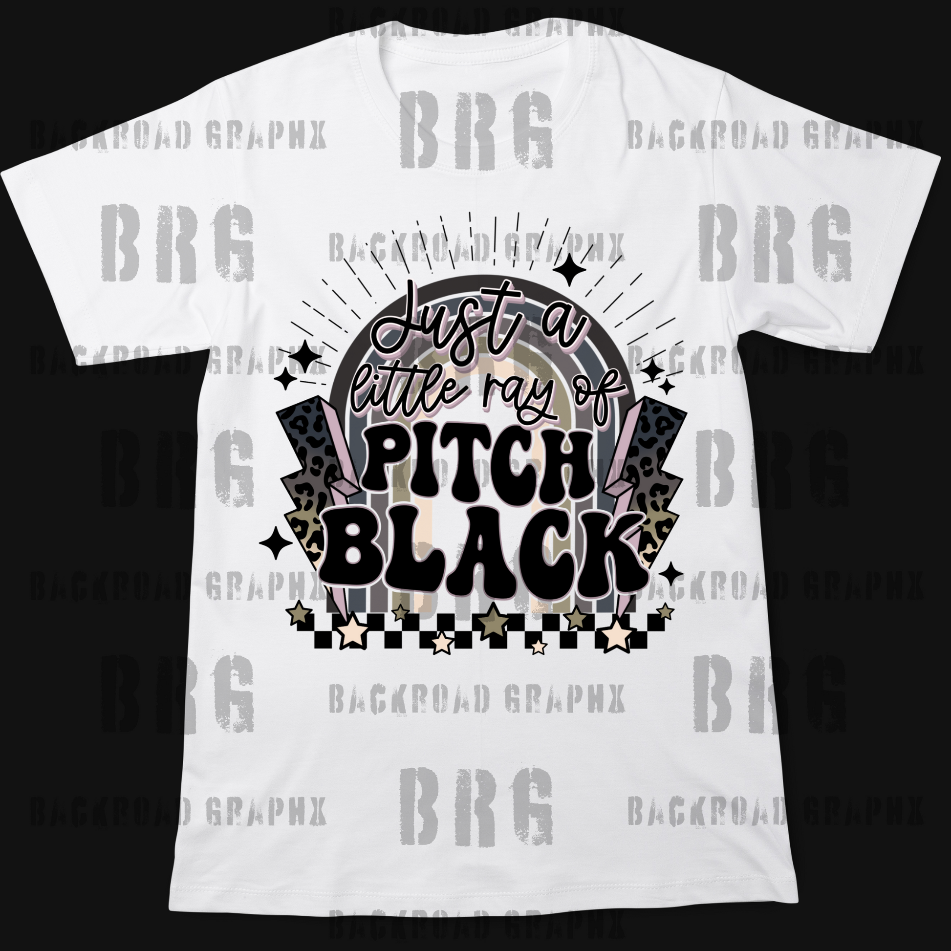Pitch Black transfer Backroad Graphx Best DTF Transfers Near Me UVDTF Stickers decals embroidery swag heat transfers direct to film