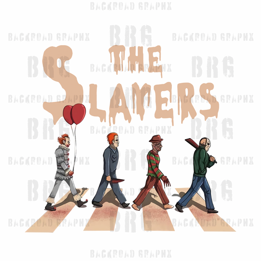 The Slayers transfer Backroad Graphx Best DTF Transfers Near Me UVDTF Stickers decals embroidery swag heat transfers direct to film