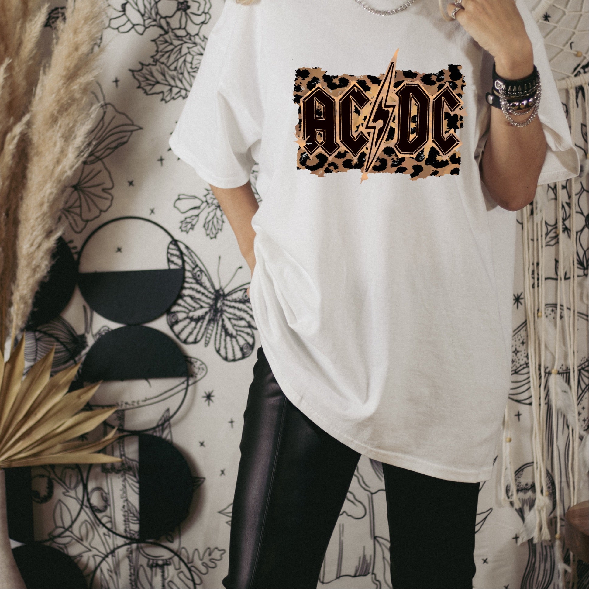 AC/DC leopard Backroad Graphx Best DTF Transfers Near Me UVDTF Stickers decals embroidery swag heat transfers direct to film