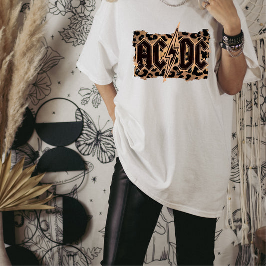 AC/DC leopard Backroad Graphx Best DTF Transfers Near Me UVDTF Stickers decals embroidery swag heat transfers direct to film