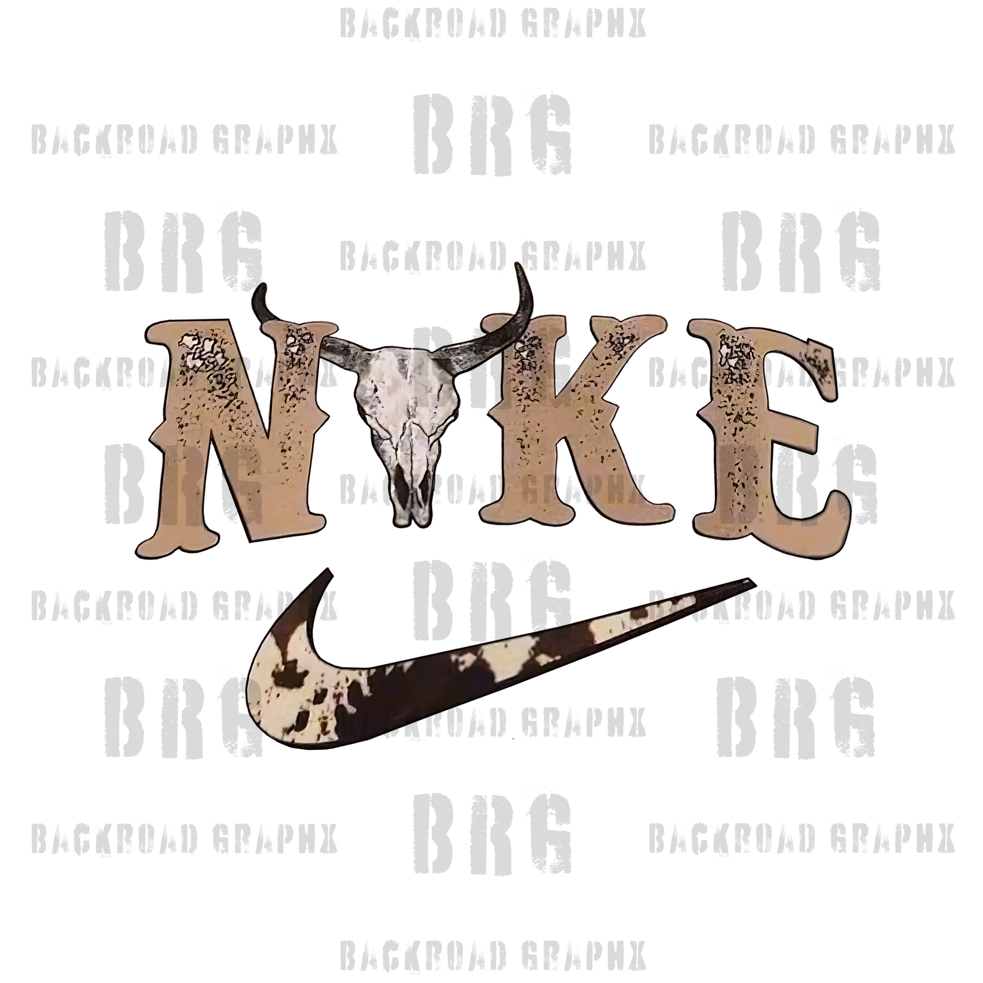 Nike Western Transfer Backroad Graphx Best DTF Transfers Near Me UVDTF Stickers decals embroidery swag heat transfers direct to film