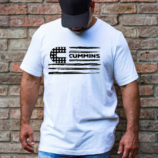 Cummins flag Backroad Graphx Best DTF Transfers Near Me UVDTF Stickers decals embroidery swag heat transfers direct to film