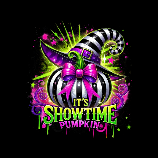 Beetlejuice Showtime Pumpkin Transfer Backroad Graphx Best DTF Transfers Near Me UVDTF Stickers decals embroidery swag heat transfers direct to film