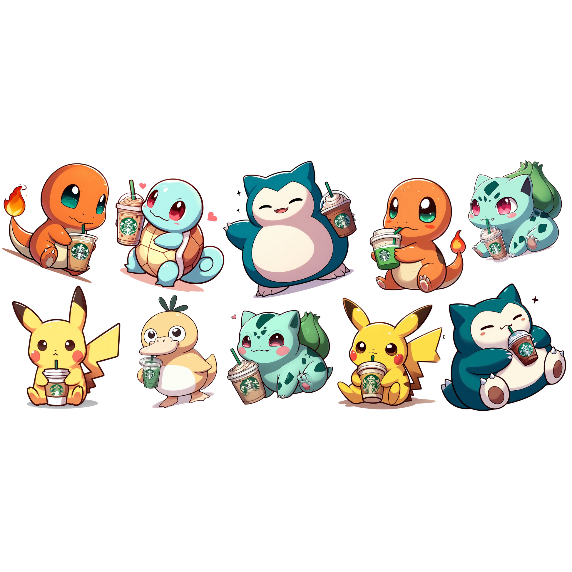 Pokemon Starbucks Cup Wrap Backroad Graphx Best DTF Transfers Near Me UVDTF Stickers decals embroidery swag heat transfers direct to film
