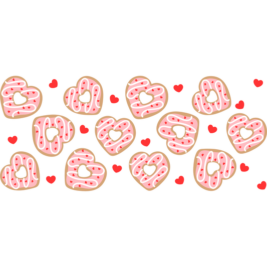 Donut Hearts Cup Wrap Backroad Graphx Best DTF Transfers Near Me UVDTF Stickers decals embroidery swag heat transfers direct to film