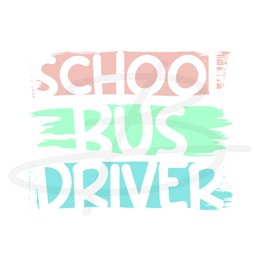 School Bus Driver Transfer Backroad Graphx Best DTF Transfers Near Me UVDTF Stickers decals embroidery swag heat transfers direct to film