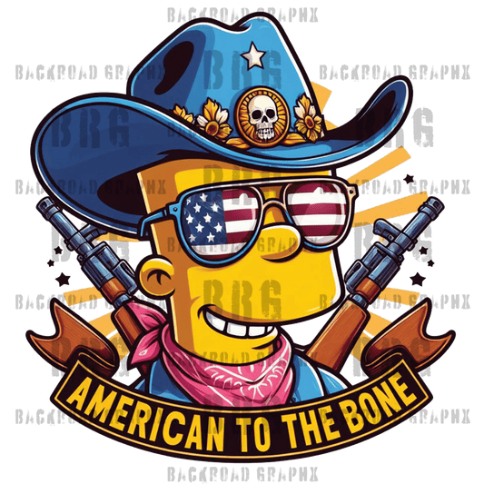 American to the Bone Backroad Graphx Best DTF Transfers Near Me UVDTF Stickers decals embroidery swag heat transfers direct to film