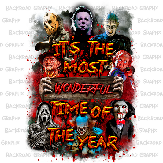 It's The Most Wonderful Halloween Transfer Backroad Graphx Best DTF Transfers Near Me UVDTF Stickers decals embroidery swag heat transfers direct to film
