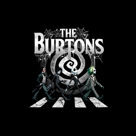 The Burtons Halloween Transfer Backroad Graphx Best DTF Transfers Near Me UVDTF Stickers decals embroidery swag heat transfers direct to film