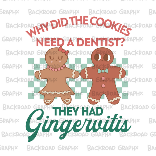 Gingervitis Christmas transfer Backroad Graphx Best DTF Transfers Near Me UVDTF Stickers decals embroidery swag heat transfers direct to film