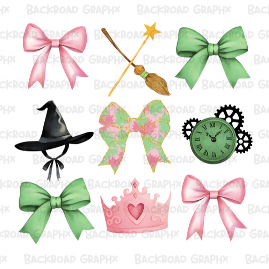Wicked Bow Coquette Transfer Backroad Graphx Best DTF Transfers Near Me UVDTF Stickers decals embroidery swag heat transfers direct to film
